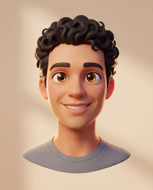 Desenho, Anime e Action Figure IA — exemplo gerado no Lumageni